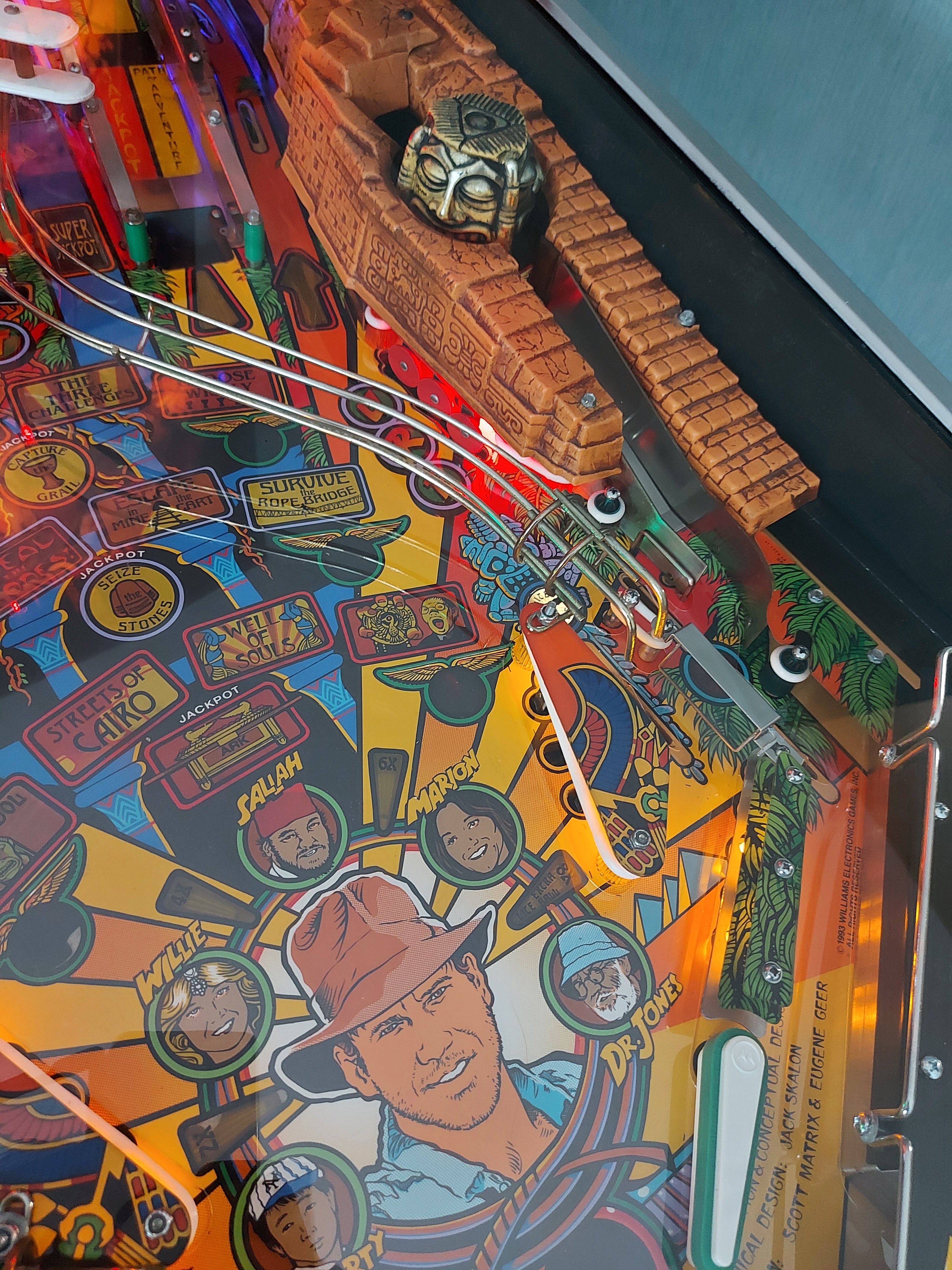 Indiana Jones Williams Pinball