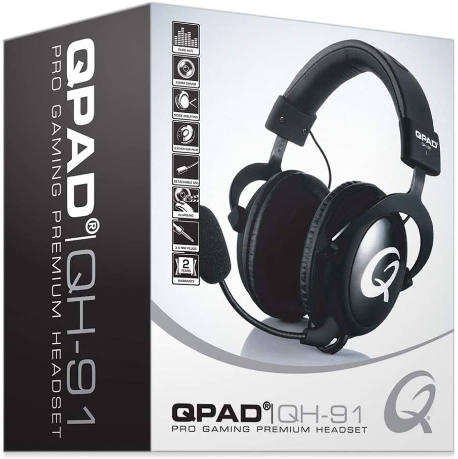 QPAD - GAMING HEADSET QH-91 - BLACK