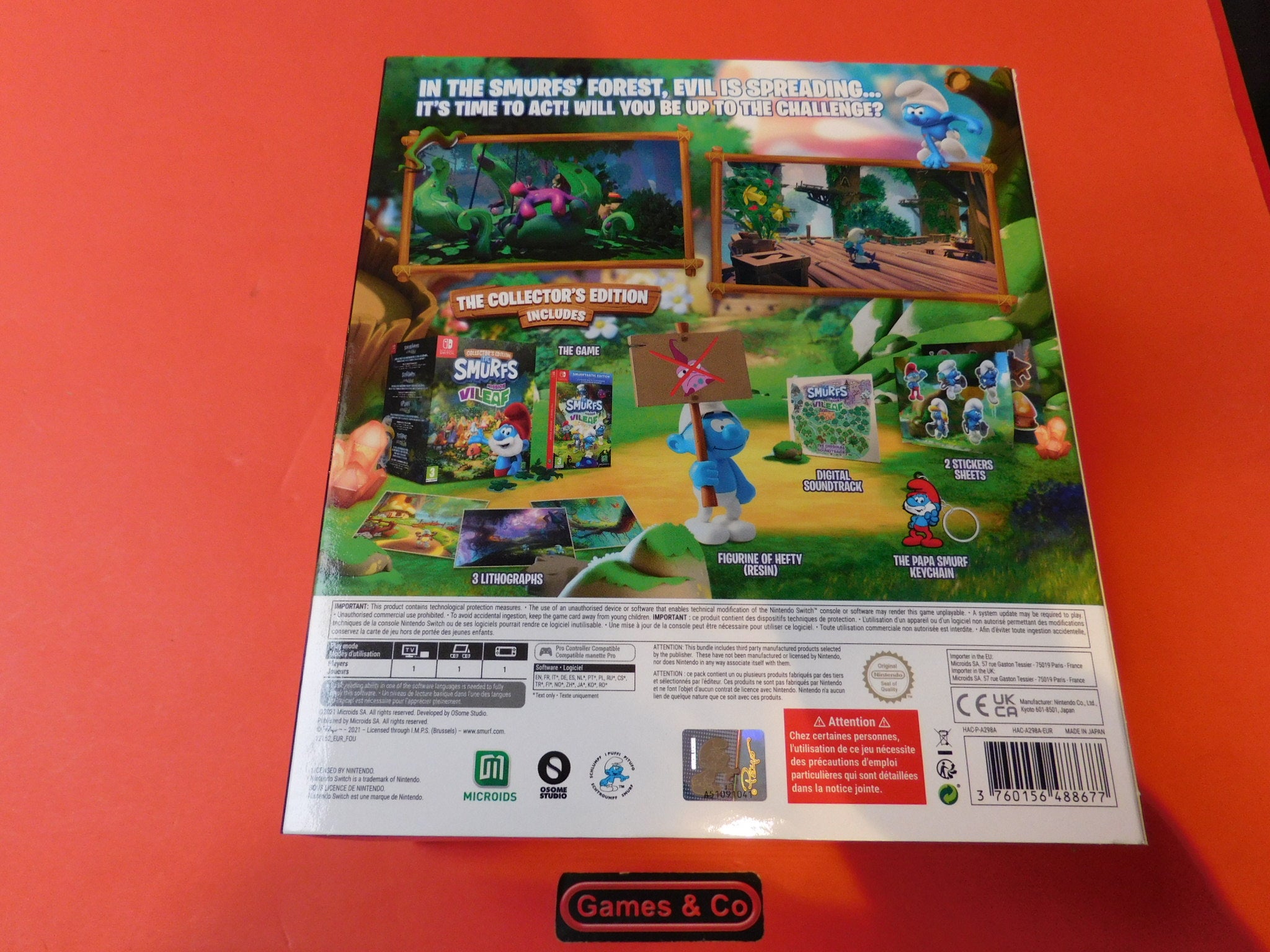 THE SMURFS MISSION VILEAF COLLECTOR'S EDTION