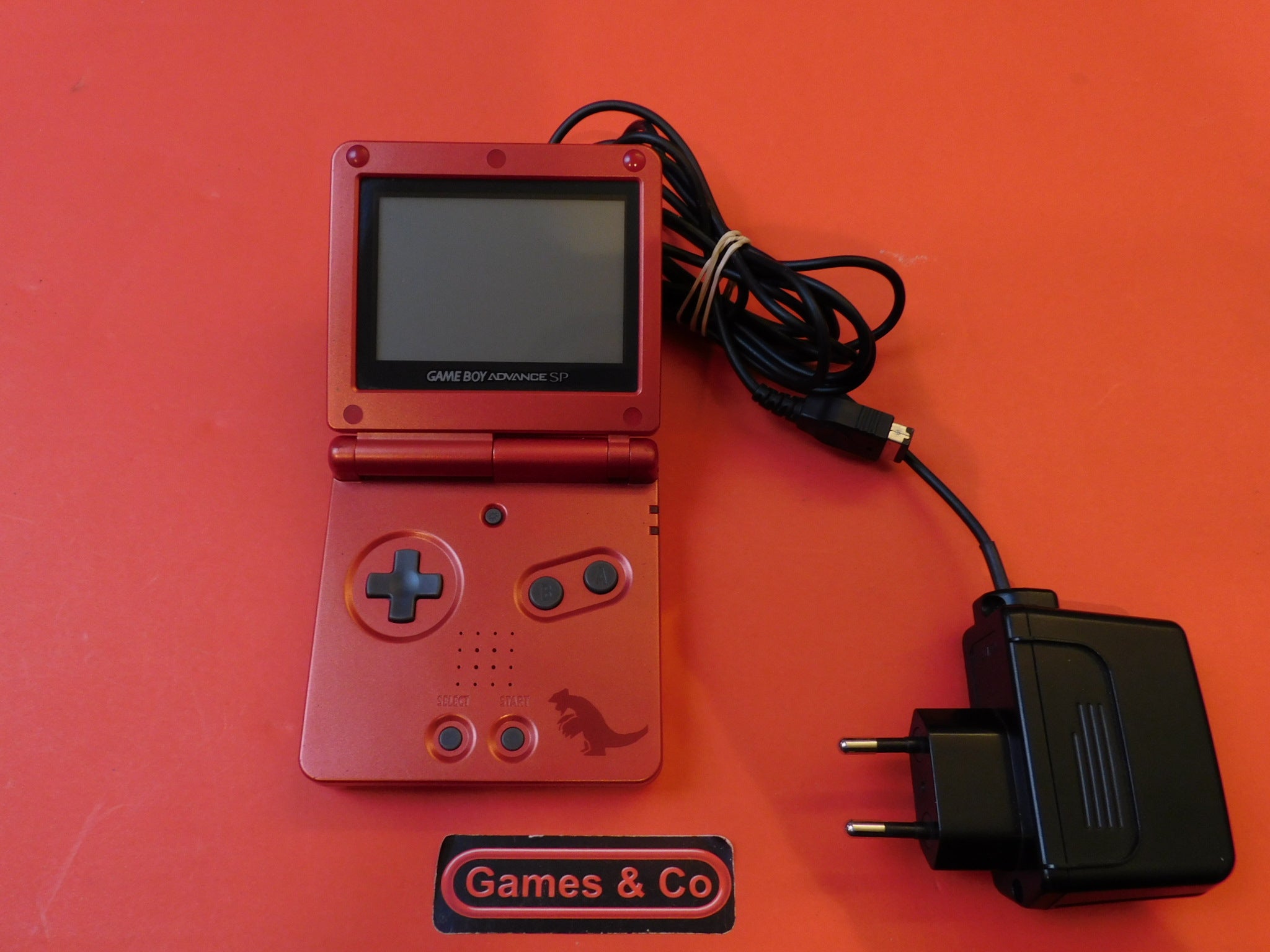 GAMEBOY ADVANCE SP CONSOLE GROUDON VERSION