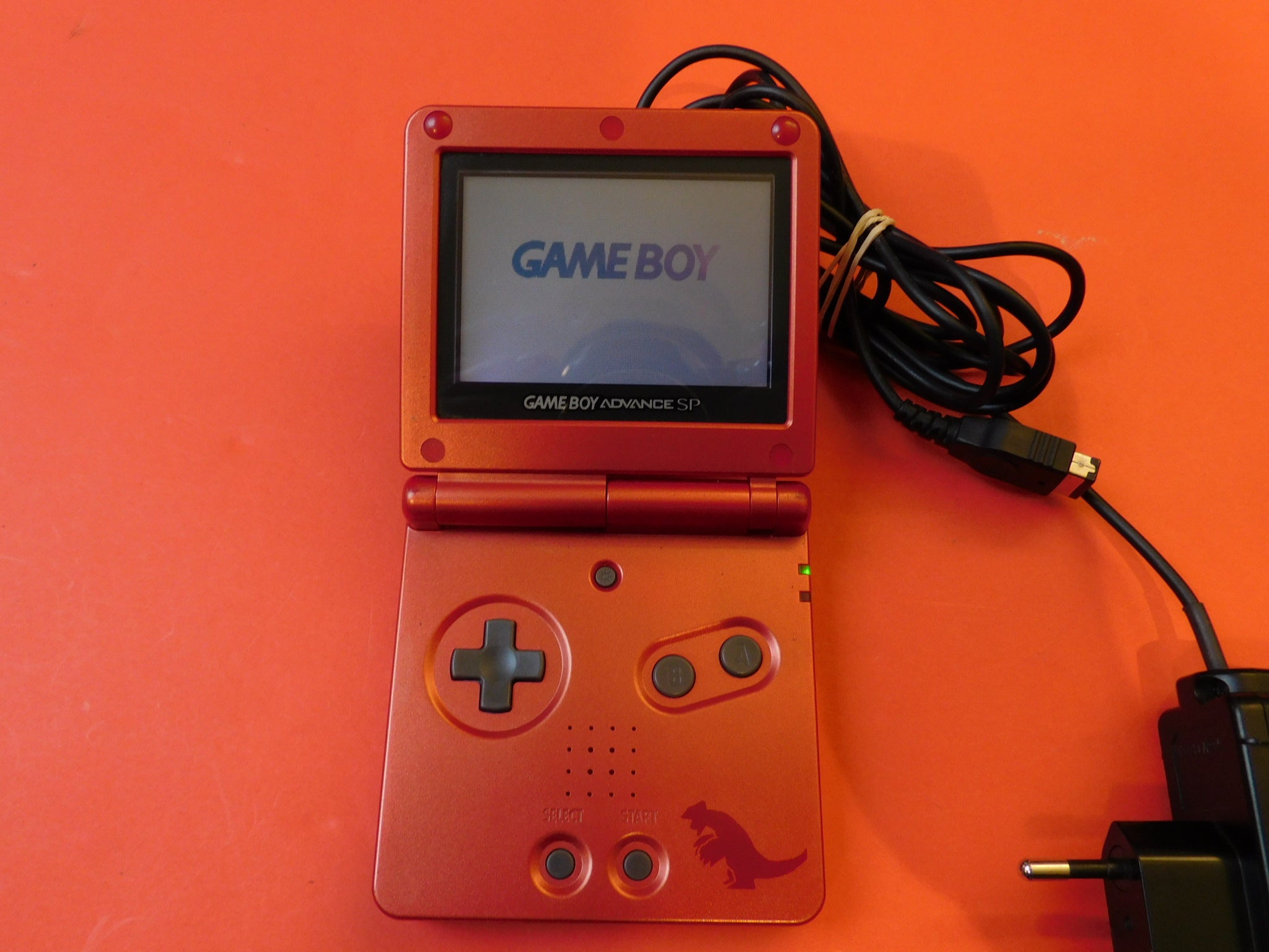 GAMEBOY ADVANCE SP CONSOLE GROUDON VERSION