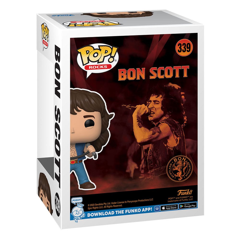 AC/DC POP! Rocks Vinyl Figure Bon Scott 9 cm